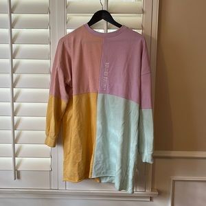 Missguided Color Block Sweater Dress